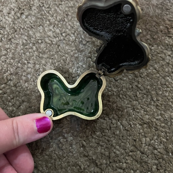 Butterfly Rhinestone Ring Box - Picture 2 of 3